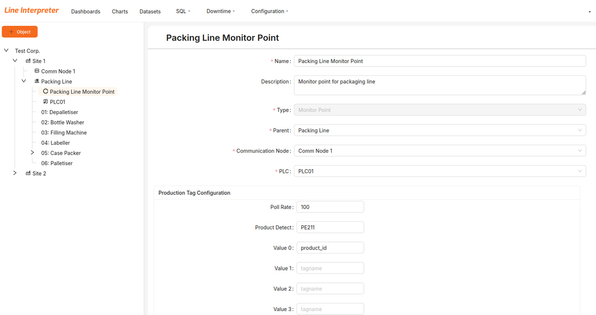 Configure your hierarchy and data sources